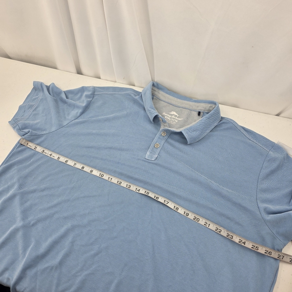 Tommy Bahama Men's Emfielder Short Sleeve Polo Shirt Light Blue Size 3XL Tencel. - Picture 7 of 8